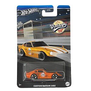 Hot Wheels Datsun 240Z Orange Vintage Racing Club 5/5 Diecast Car 2024